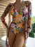 Imagem do Maiô estampado tropical com decote em V