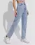 Jeans feminino de cintura alta - NM Presentes | Frete Grátis