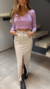 FALDA LARGA - CREMA