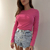 TOP COLORES - FUCSIA