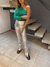 BODY ZARA C/M - VERDE - comprar online