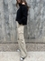 PANTALON WIDE CARGO - BEIGE