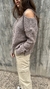 SWEATER CUT OUT - VISÓN - comprar online