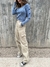 PANTALON WIDE CARGO - BEIGE en internet