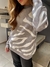 SWEATER ZEBRA - GRIS