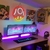 Forma de cogumelo néon sinal led decoração do quarto estética boas emoções na internet