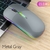 Novo mouse sem fio bluetooth com usb recarregável mouse rgb para computador por - comprar online