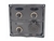 Tablero switch llave - Tablero - Five oceans 3 llaves c/leds y enchufe