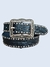 Cinto Pyramid Country Croco Cravo PY-6807