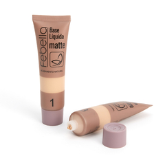 BASE LÍQUIDA MATTE SMOOTH FEELING 01 AO 06 C/36 - FEBELLA (BB5041) - loja online