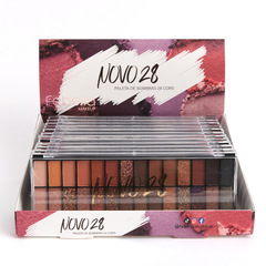 PALETA DE SOMBRAS NOVO 28 CORES C/12 - FEBELLA (PS030335-A)