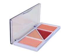 PALETA DE BLUSH E ILUMINADOR FEELS MOOD C/12 - RUBY ROSE (HB-7529-2-G2) - ESPAÇO MAKE FRANQUEADOS