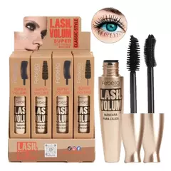 MÁSCARA PARA CÍLIOS LASH VOLUM C/12 - FEBELLA (MA30419)