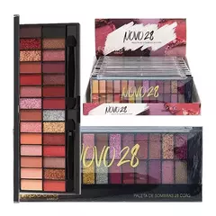 PALETA DE SOMBRAS NOVO 28 CORES C/12 - FEBELLA (PS030335-B)