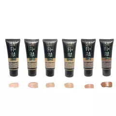 BASE LÍQUIDA MATTE COR 01 C/16 - SAFIRA - comprar online