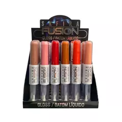 GLOSS E BATOM LÍQUIDO FUSION 01 AO 06 C/24 -SAFIRA