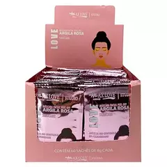 MASCARA FACIAL PEEL OFF ARGILA ROSA 8G C/60 - MAX LOVE