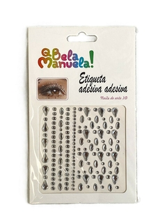 Imagem do ADESIVO JOIA STRASS C/12 - BELA MANUELA (QBM763)