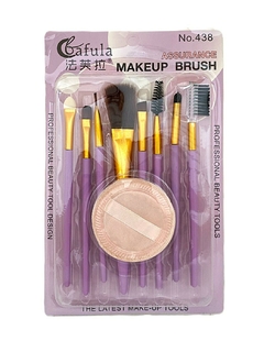 KIT COM 8 PINCÉIS E 1 ESPONJA C/12 - PINK 21 (HB87511) - comprar online