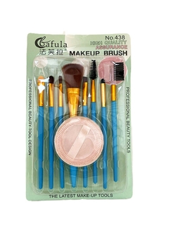 KIT COM 8 PINCÉIS E 1 ESPONJA C/12 - PINK 21 (HB87511) na internet