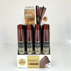 MÁSCARA PARA CÍLIOS BROWN ADDICT C/12 - PINK21 (CS5404)