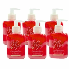GEL HIDRATANTE PARA VIRILHA MORANGO BELLA BLOW C/06 - BELLA FEMME (BF10186)