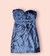 Vestido corto azul - comprar online