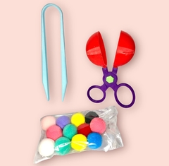 Pinza Tijera cuchara motricidad fina - Art deco 3d