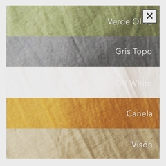 Mantel tusor Liso con volados - tienda online