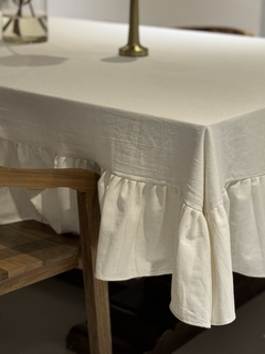 Mantel tusor Liso con volados - Tienda Balthazar