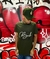 T-SHIRT SLIM NOW OR NEVER VERDE MILITAR