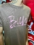 T-SHIRT SLIM CURVA BRUSH MARROM CLARO - loja online