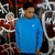 NIKE MOLETOM CLUB CRW AZUL