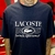CAMISETA LACOSTE AZUL ESTAMPADA - comprar online