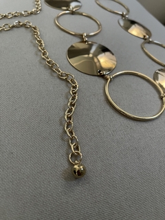 Cinto Dourado Disco & Argolas - comprar online