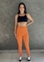 Calça fit canelada