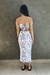 Vestido estampado mid alça na internet