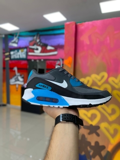 NIKE AIR MAX 90 GRAFITE/AZUL na internet