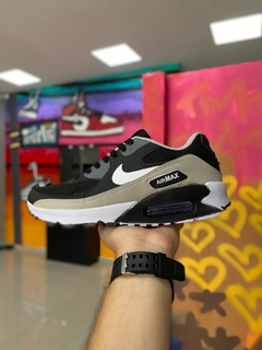 NIKE AIR MAX 90 GRAFITE/BEGE
