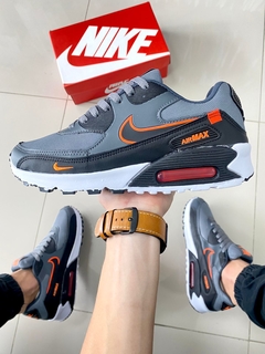NIKE AIR MAX 90 GRAFITE/LARANJA