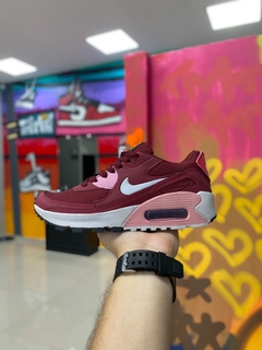 NIKE AIR MAX 90 VINHO/ROSA
