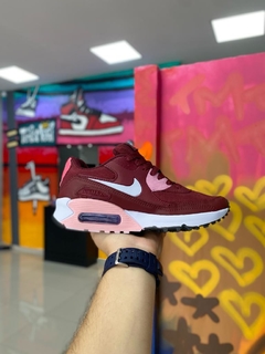NIKE AIR MAX 90 VINHO/ROSA - Tenis Bessa