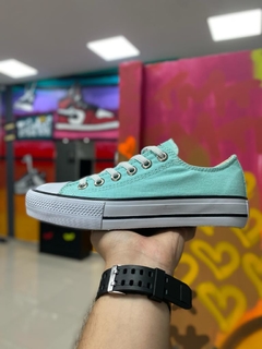 ALL STAR VERDE AGUA LONA