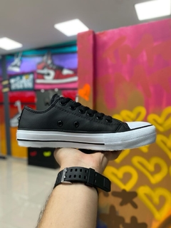 ALL STAR COURO PRETO na internet