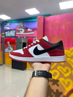 NIKE SB DUNK LOW BRANCO/VERMELHO