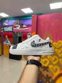 NIKE AIR FORCE JUST DO IT BRANCO/CINZA