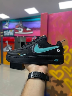 NIKE AIR FORCE PRETO/VERDE
