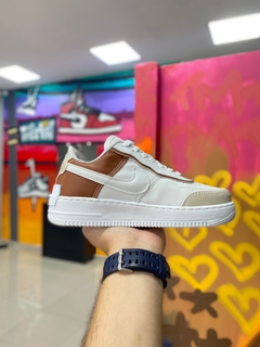 NIKE AIR FORCE SHADOW BEGE/MARROM na internet