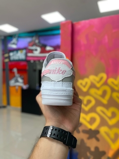 NIKE AIR FORCE SHADOW CINZA/ROSA - Tenis Bessa