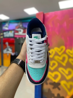 NIKE AIR FORCE SHADOW PRETO/ROSA/VERDE - comprar online